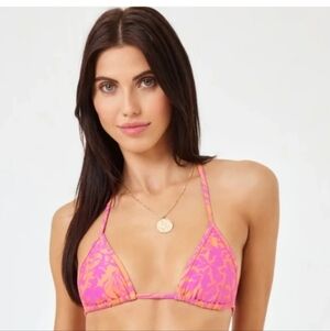 L*space Aspen "Path To Paradise" Bikini Top
